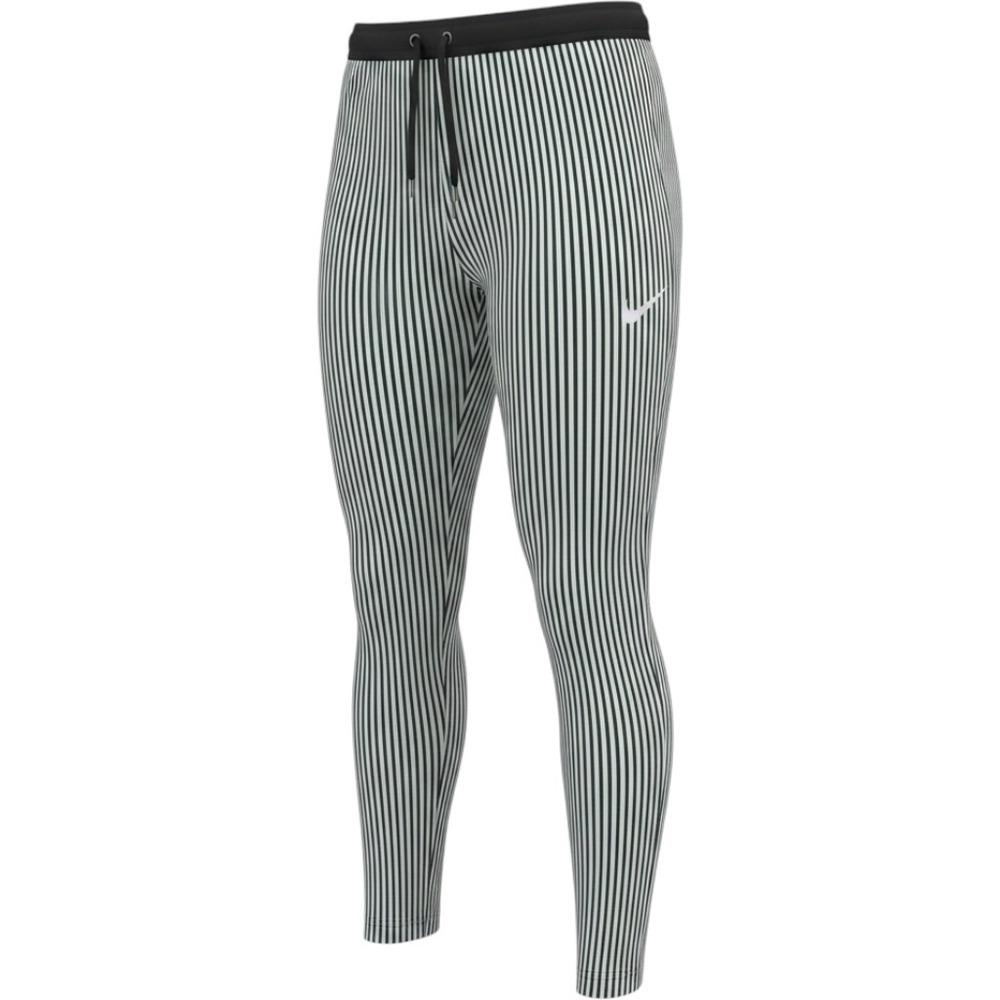 Nike Dri-FIT ADV Running Tights Mens XL Black White Striped Tight Fit FN3367-013